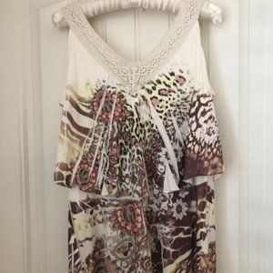JTB Collection Leopard & Floral Cami / Tank Top